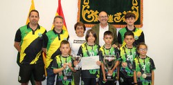 Cártama reconoce al equipo benjamín masculino de su Club Voleibol